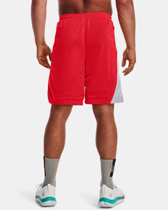 Men's Curry Splash 9" Shorts, Red, pdpMainDesktop image number 1